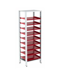 Das Regalsystem ist hochmodular und vollkommen auf Ihre Anforderungen anpassbar.