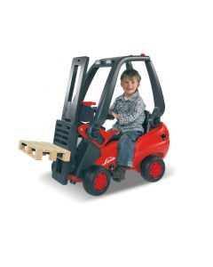 Der Linde Kindertretstapler - riesen Spaß für kleine Staplerfahrer.