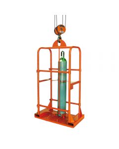 Transportieren Sie bis zu sechs Gasflaschen mit unserem Gestell.