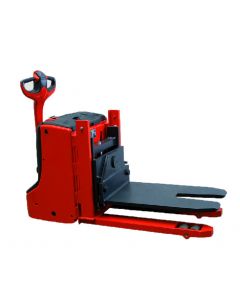 Elektro-Hubwagen ROTABATT mit Drehpunkt im Einfahrschlitten für Neigungen bis +/- 3°