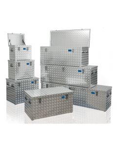Die Aluminium-Riffelboxen gibt es bei Logistik Xtra in einer großen Vielfalt.