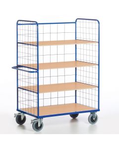 Hoher Etagenwagen mit 3-seitigem Gitter